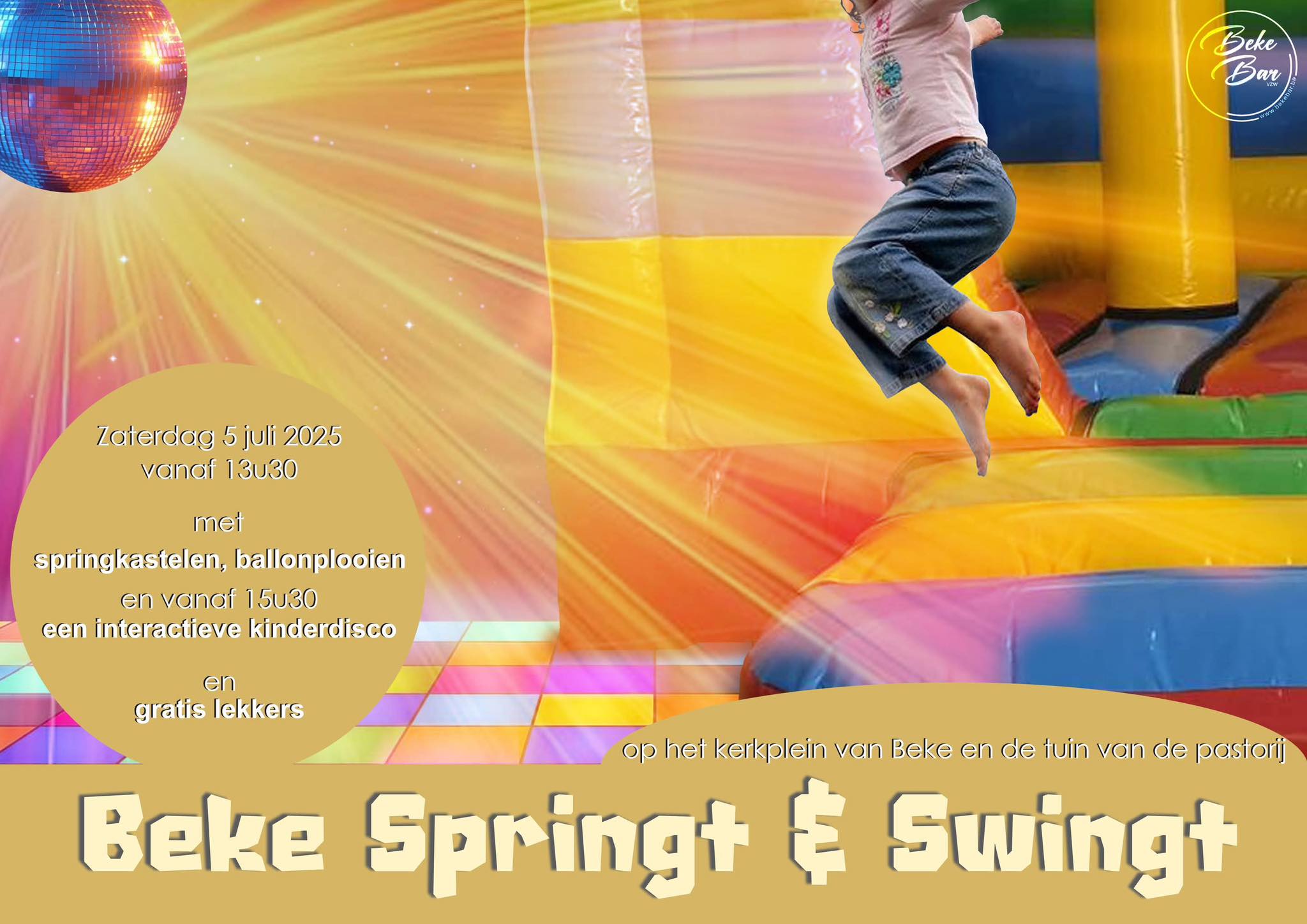 Beke springt en swingt